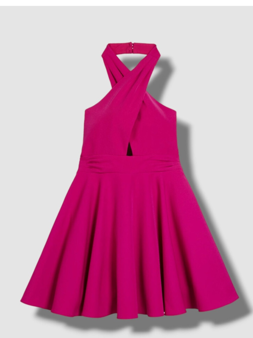 Milly Minis Kids Girls Pink Stretch Sydney Cady Halter Dress Size 14 NWT